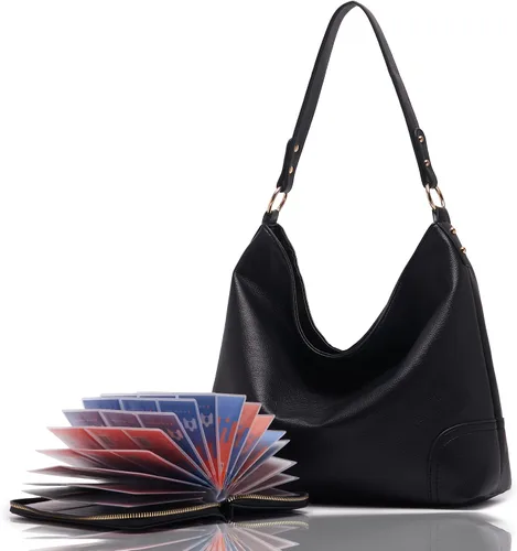 Vista 7 de Juego de carteras y carteras para mujer, bolso grande con cartera, 3
