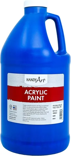 Vista 79 de Handy Art Pintura acrílica, juego de 12 colores, botellas de 16 onzas, acrílico líquido para estudiantes semibrillante, consistencia de flujo