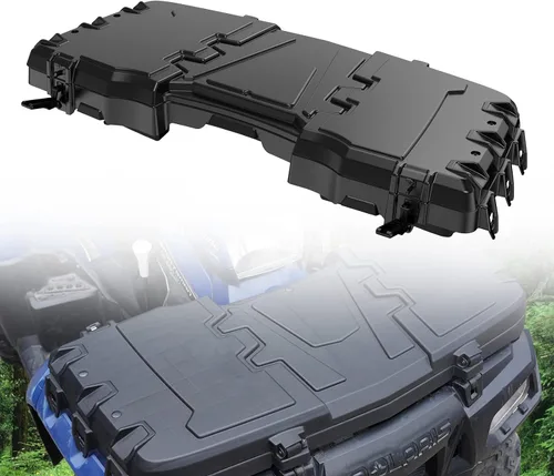 Vista 13 de A & UTV PRO - Caja de carga de almacenamiento para asiento ATV Outlander, A & UTV PRO de 2 galones (7.5 litros), caja de almacenamiento de asiento