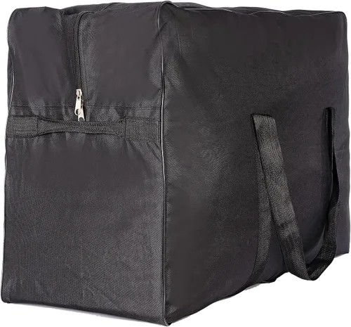 Vista 5 de Bolsa de viaje de carga cuadrada Bolsa Maleta de Lona, bolsa de equipaje con tapa , Negro -, Viajes