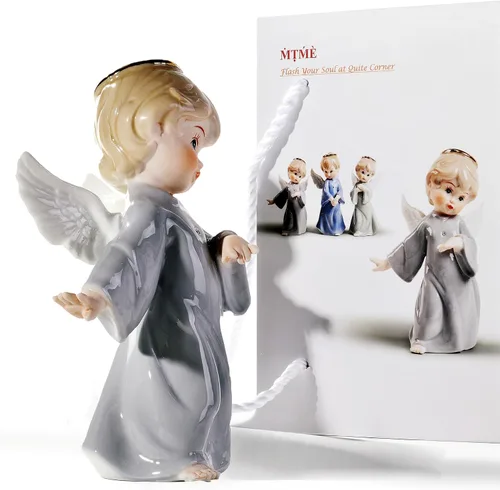 Vista 4 de MTME Figuras de porcelana, permitiendo que los sueños se eleven, artesanías, escultura, decoración del hogar (adorno, decoración, regalo)