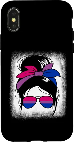 Vista 5 de iPhone 16 Bisexual Messy Bun Bi Sexual Women's Bisexual Case