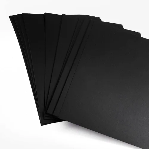 Vista 7 de 30 hojas de papel de cartulina negro, cartulina de 11 x 17 pulgadas para Cricut, papel de construcción grueso para hacer tarjetas, álbumes
