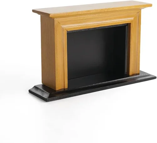 Vista 2 de Odoria Accesorios para muebles de casa de muñecas con chimenea en miniatura 1/12