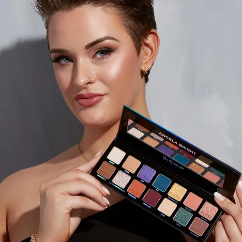 Vista 5 de Paleta de sombras de ojos SIGMA BEAUTY Sigma x Angela Bright