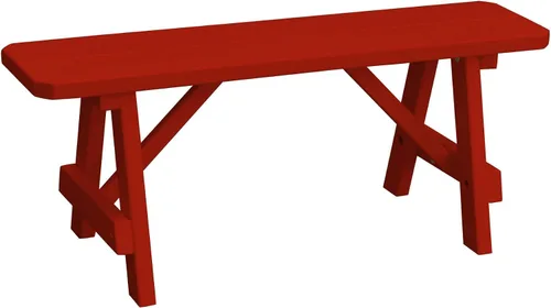 Vista 62 de Furniture Barn USA Pine - Banco tradicional de 2 pies, color negro