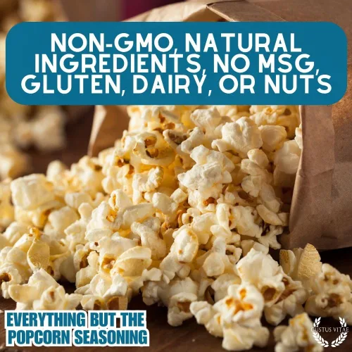 Vista 8 de Condimento Todo Menos La Palomita Mezcla de Especias Gourmet Todo Natural, Sin GMO Hecho a Mano, Mezcla de Especias de Lote Pequeño