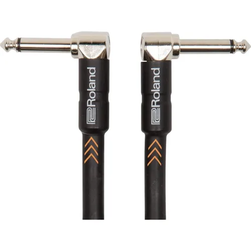 Vista 5 de Roland Black Series - Cable de instrumento recto/recto, conector de 1/4 de pulgada, 25 pies