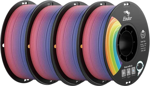 Vista 20 de Creality PLA Plus - Filamento de 1/16”, resistencia PLA Pro mejorada, precisión dimensional de +/- 0.03 mm, carrete de 2.2 libras, filamento Ender