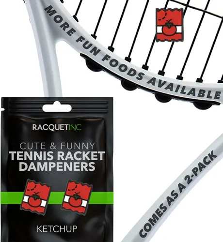 Vista 34 de Racquet Inc Regalos de Tenis - Amortiguadores de Vibración para Raqueta de Tenis - Absorbe Choques, Reduce la Vibración de las Cuerdas para Mejor