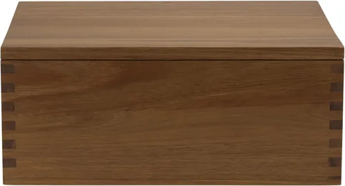 Vista 6 de Gourmet Basics - Caja de almacenamiento de hierbas con frascos de vidrio, 11 x 8 x 4.5 pulgadas