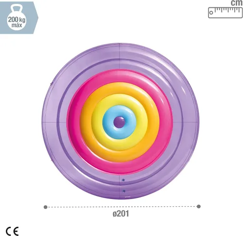 Vista 5 de Intex Rainbow Fiesta Island, tamaño inflado: 6.6 ft x 9.4 in (57285EU)