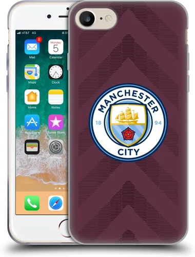 Vista 125 de Head Case Designs Funda de gel con licencia oficial del Manchester City Man City FC Away 2022/23 [protección de grado militar] compatible con Apple