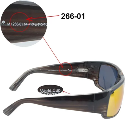Vista 2 de Walleva - Lentes de repuesto para gafas de sol Maui Jim World Cup
