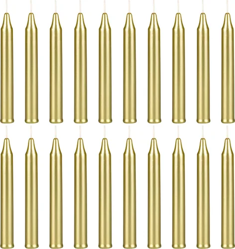 Vista 43 de Mega Candles Mini vela de hechizo con carillón cónico, 20 unidades, 4 x 1/2 Surtido