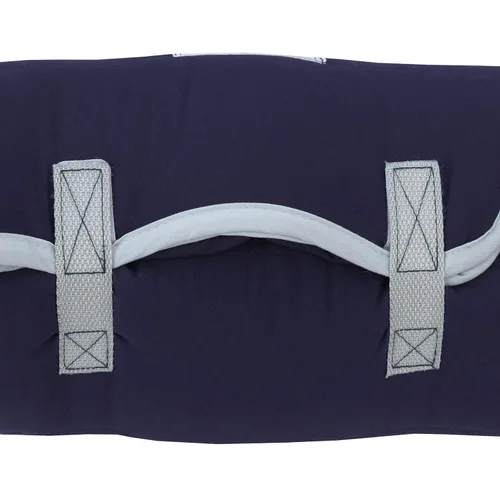 Vista 6 de NoJo Everything Kids Solar System - Tapete para siesta para niños pequeños, color azul marino, naranja y gris