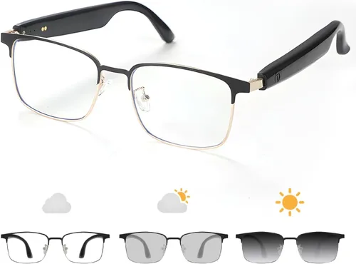 Vista 18 de Lentes inteligentes AI 2026 con cámara, video HD 4K y captura de fotos, gafas de cámara de 8 MP para hombres y mujeres, gafas de grabación