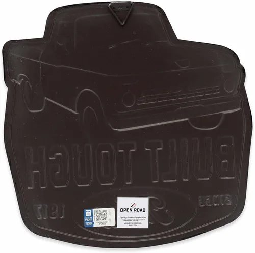 Vista 32 de Ford Logo Evolution - Letrero de metal vertical en relieve – Letrero vintage de Ford para garaje o cueva de hombre