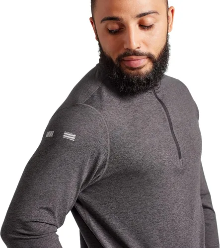 Vista 3 de TRUEWERK Men's Sweatshirts - B2 Chill Crew, Quarter Zip, & Pullover Hoodie, Moisture-Wicking, Layering Jacket 4-Way Stretch