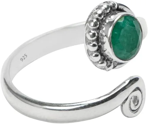 Vista 32 de Anillo de dedo del pie de piedra preciosa de plata de ley 925, joyería para el cuerpo, anillo de dedo del pie de la mano de la mano de la piedra