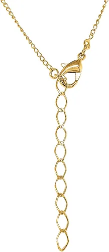 Vista 3 de American Coin Treasures Collar chapado en oro con punta de lápiz de cuarzo rosa, Zinc, Cuarzo