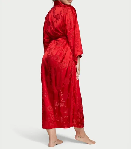 Vista 2 de Victoria's Secret VS Archives - Bata de satén desgastada, lencería para mujer (XS-XXL)