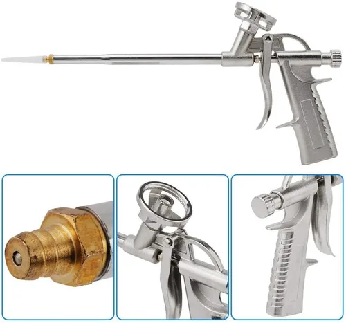 Vista 8 de Material de aluminio espuma expandible pistola de pulverización sellador dispensador PU aislador aplicador herramienta