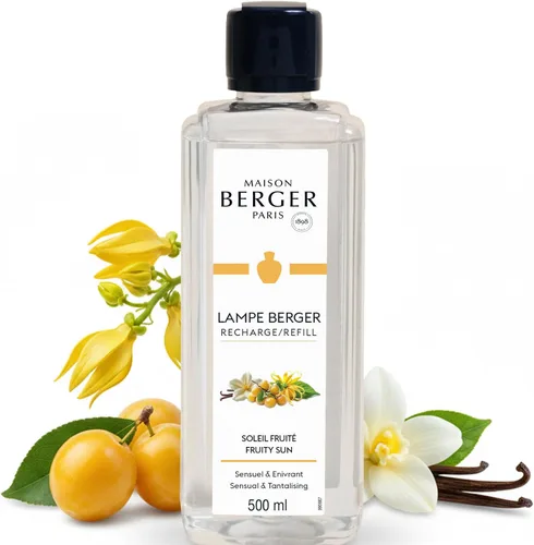 Vista 42 de MAISON BERGER Lampe Berger Recambio, 16.9 fl oz, Amber's Sun Catalytic Lamp Fragrance Refill, Helps Neutralize Odors, ~80 h Fragrance Diffusion