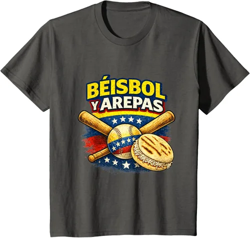 Vista 83 de Camiseta Beisbol y Arepas Venezuelas Baseball Pride Team 2026
