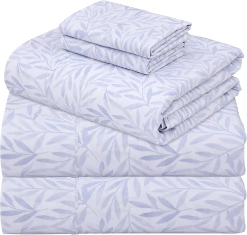 Vista 58 de ZOYER Sábanas de 100 % algodón percal tamaño individual, refrescantes y transpirables, duraderas, con una sensación nítida, suave y cómoda, bolsillo