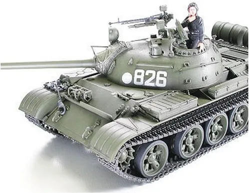 Vista 3 de Tamiya 35257 1/35 tanque soviético T-55A Kit de modelo de plástico