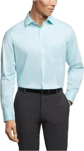 Vista 28 de Van Heusen Camisa de vestir para hombre, ajuste regular, cuello flexible, elástica, sin arrugas