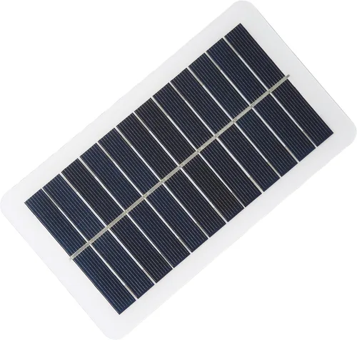 Vista 6 de Cryfokt mini panel solar de 5V 2W 400mA, cargador solar USB, resistente al calor, estilo moderno, eficiencia