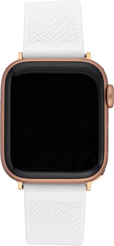 Vista 9 de Anne Klein Correa de silicona a la moda para Apple Watch, segura, ajustable, repuesto de correa de Apple Watch, se adapta a la mayoría