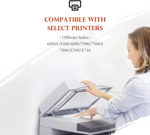 Vista 2 de ejet Cartucho de tinta de repuesto compatible para HP 920XL 920 XL para usar con impresora Officejet 6500a 6500 7500a 6000 7500 7000 E709 E710 Plus