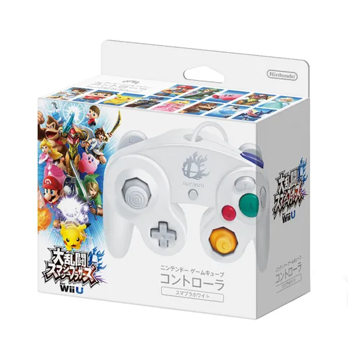 Vista 2 de Nintendo Super Smash Bros. White Classic Gamecube Controller