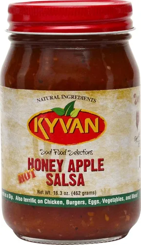 Vista 12 de KYVAN Salsa de manzana con miel caliente y suave - Paquete de 2