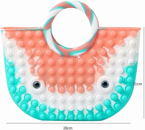 Vista 3 de Pop It - Bolsa de descompresión interesante, moda y exquisita para mujer.