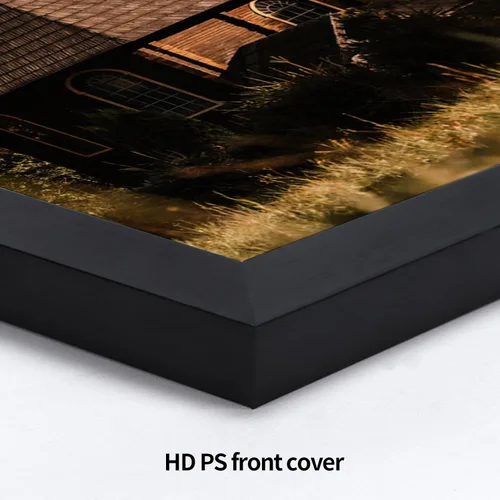Vista 6 de Lyeasw Marcos para póster de 24 x 36 pulgadas, color negro, juego de 7 portarretratos grandes de 24 x 36 pulgadas para montaje en pared horizontal