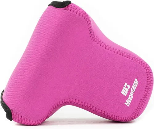 Vista 14 de MegaGear Funda de neopreno ultraligera para cámara compatible con Canon EOS M6 Negro