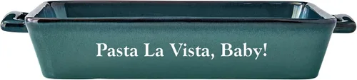 Vista 12 de Let's Make Memories Plato para hornear personalizado – Cazuela rectangular para hornear – Plato de horno de gres Kickasserole – Día de la Madre