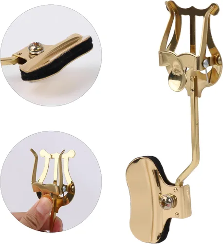 Vista 2 de ETFBUY Marching Trumpet Lyre with Adjustable Clamp