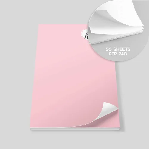 Vista 3 de Dash of Pink Vertical - Notas Post-it - 6 blocs de 50 hojas - Impreso en los Estados Unidos