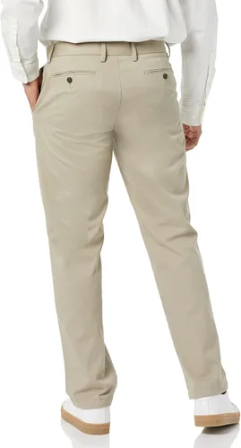Vista 2 de Amazon Essentials - Pantalón chino para hombre de corte recto, resistente a las arrugas, con parte delantera lisa