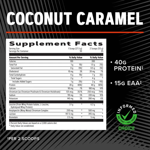 Vista 6 de GNC AMP Wheybolic - Caramelo de Coco (25 Porciones)