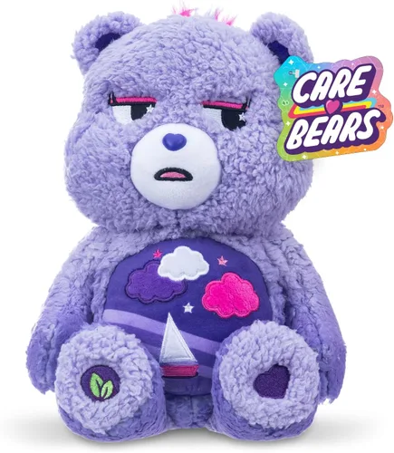 Vista 9 de Care Bears Peluche de tamaño mediano de 14 pulgadas - Oso acogedor para dormir