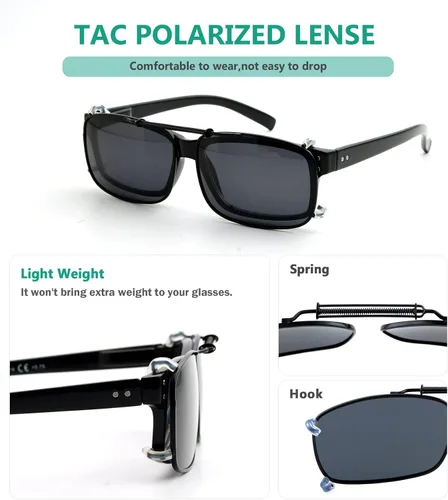 Vista 4 de Eyekepper gafas de sol polarizadas con resorte de fácil sujeción