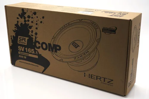 Vista 9 de HERTZ SPL Show Series SV-1651 6.5" 4-Ohm SPL Controladores de altavoz de rango medio (par) Pressed Paper, 6.5 Inch, 200W RMS, 4 Ohm, Ferrite