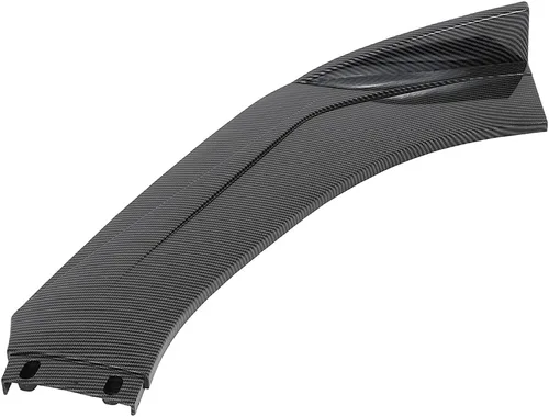 Vista 5 de SCITOO Alerón Divisor de Labio Delantero Chin Compatible con Labio de Parachoques Delantero Universal Kit de Carrocería Difusor Exterior Negro Mate