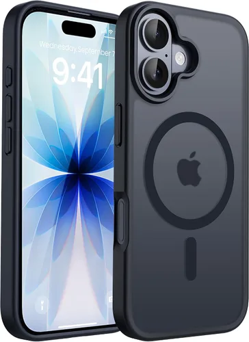 Vista 38 de CACOE Funda magnética para iPhone 12 y iPhone 12 Pro de 6.1 pulgadas - Compatible con MagSafe y soporte magnético para teléfono en el automóvil,